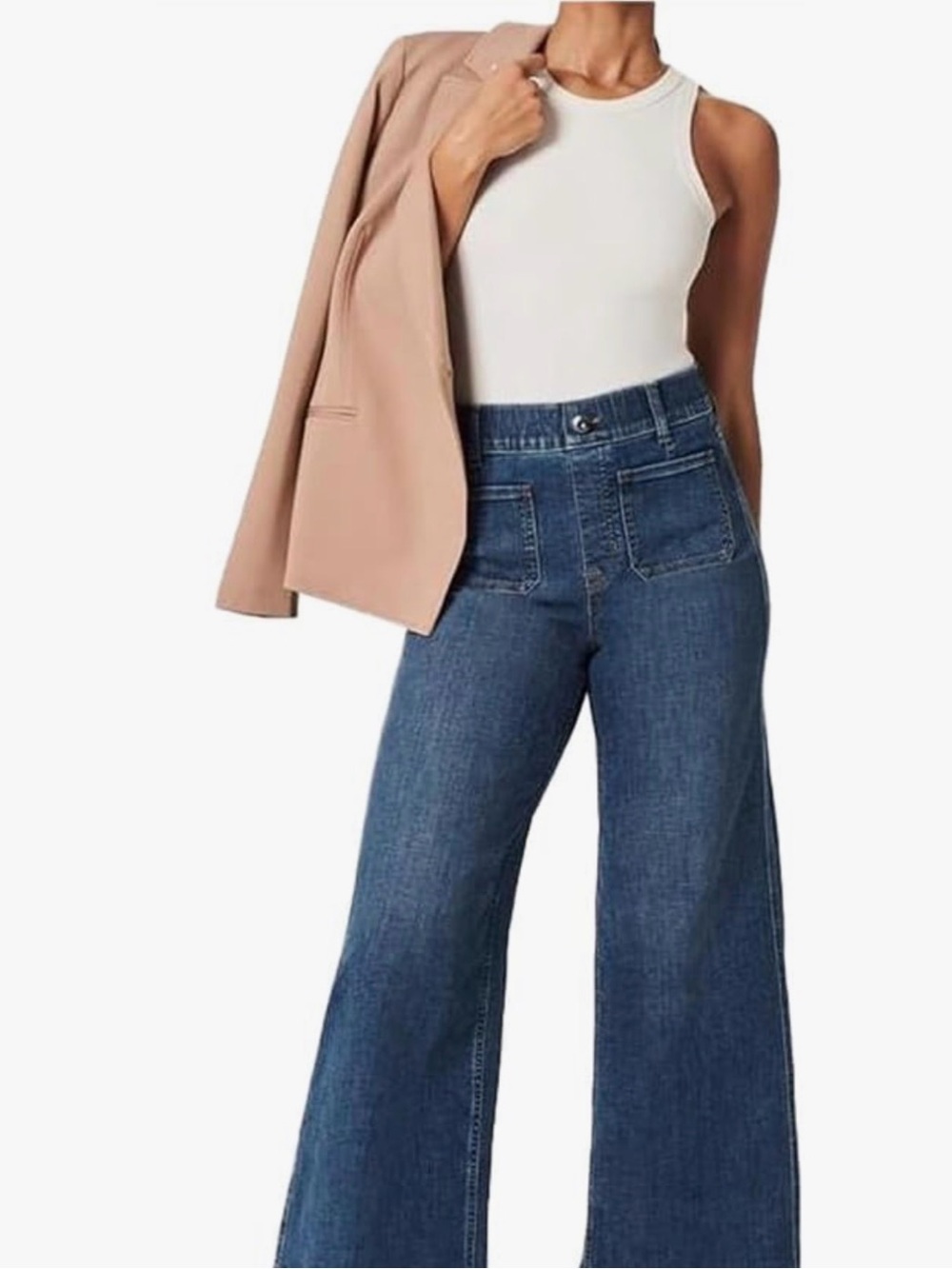 SPANX Women’s High-Rise Wide Leg Jeans Size 1X